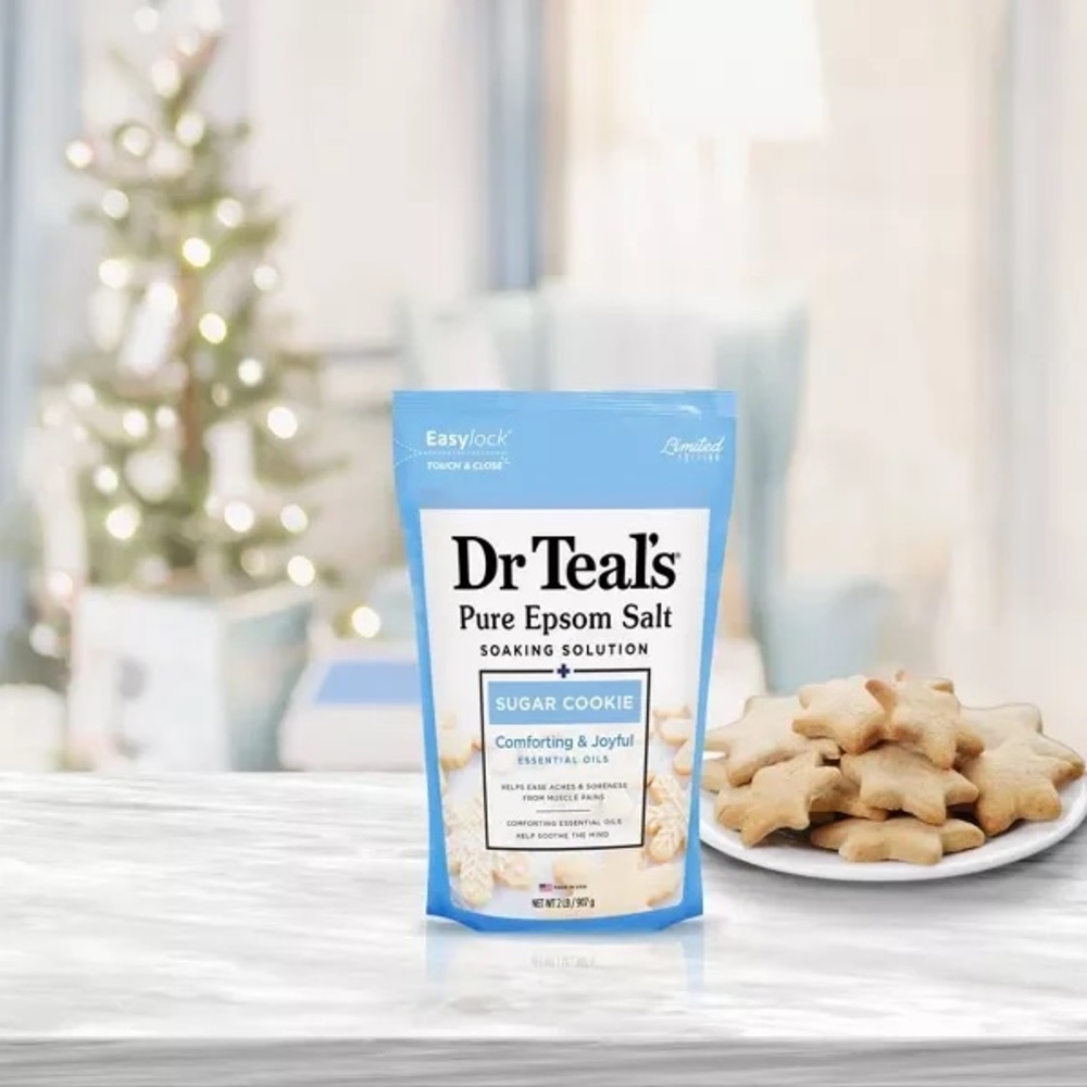 Dr Teal's Epsom Bath Salt-Limited Edition Sugar Cookie - 2lbs. New in bag.